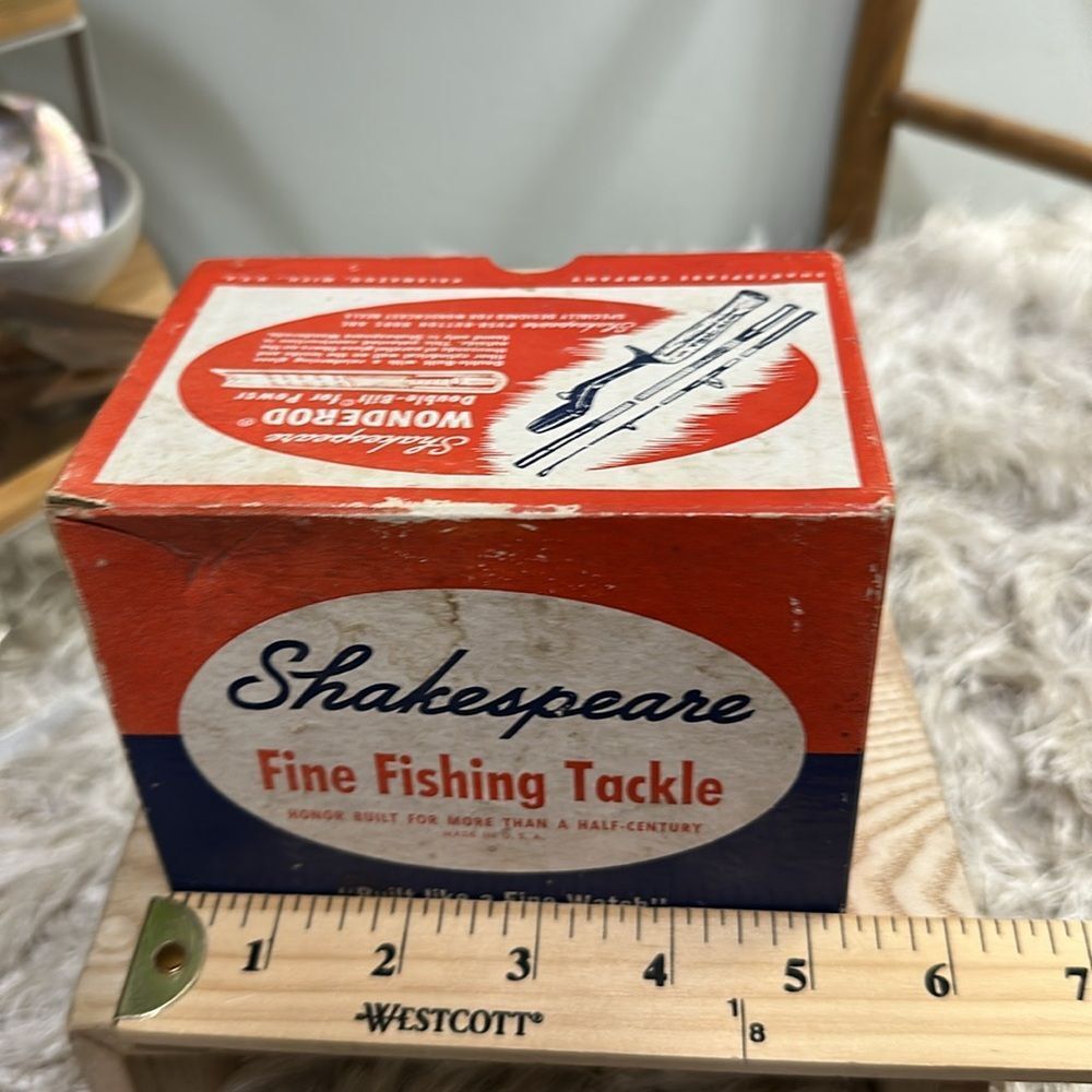 Shakespeare Level-Wind Push Button Wonder Cast No. 1797‎ BOX ONLY Vintage - Picture 11 of 17